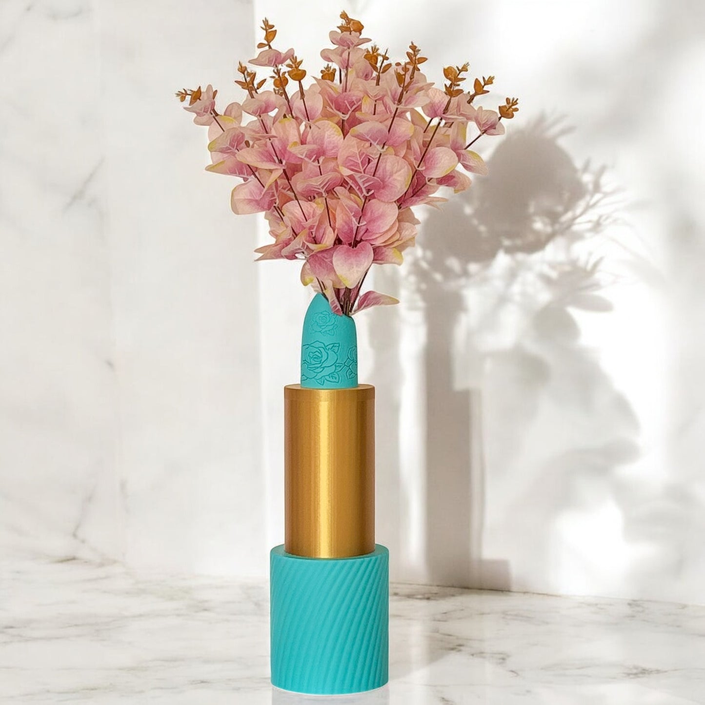 Teal Lipstick Decor