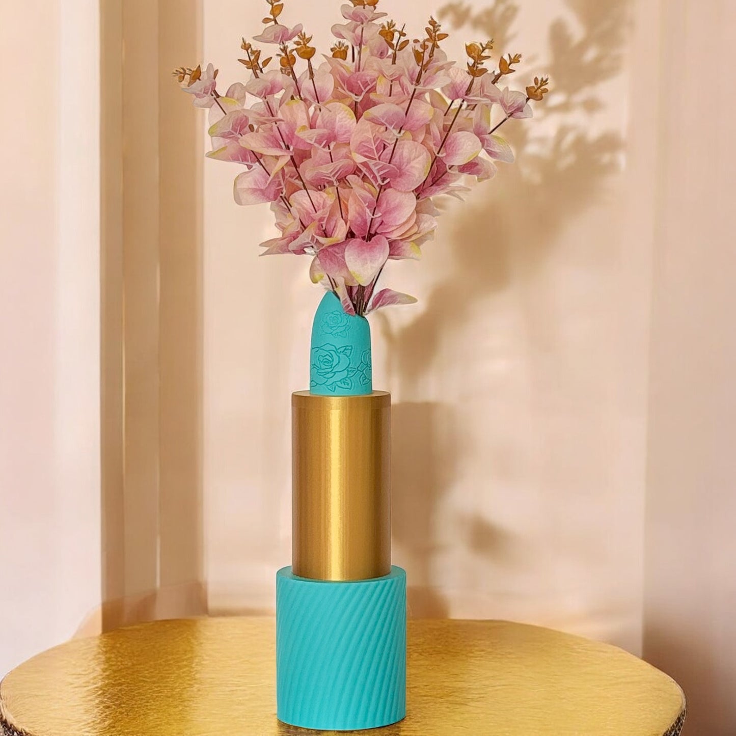 Teal Lipstick Decor