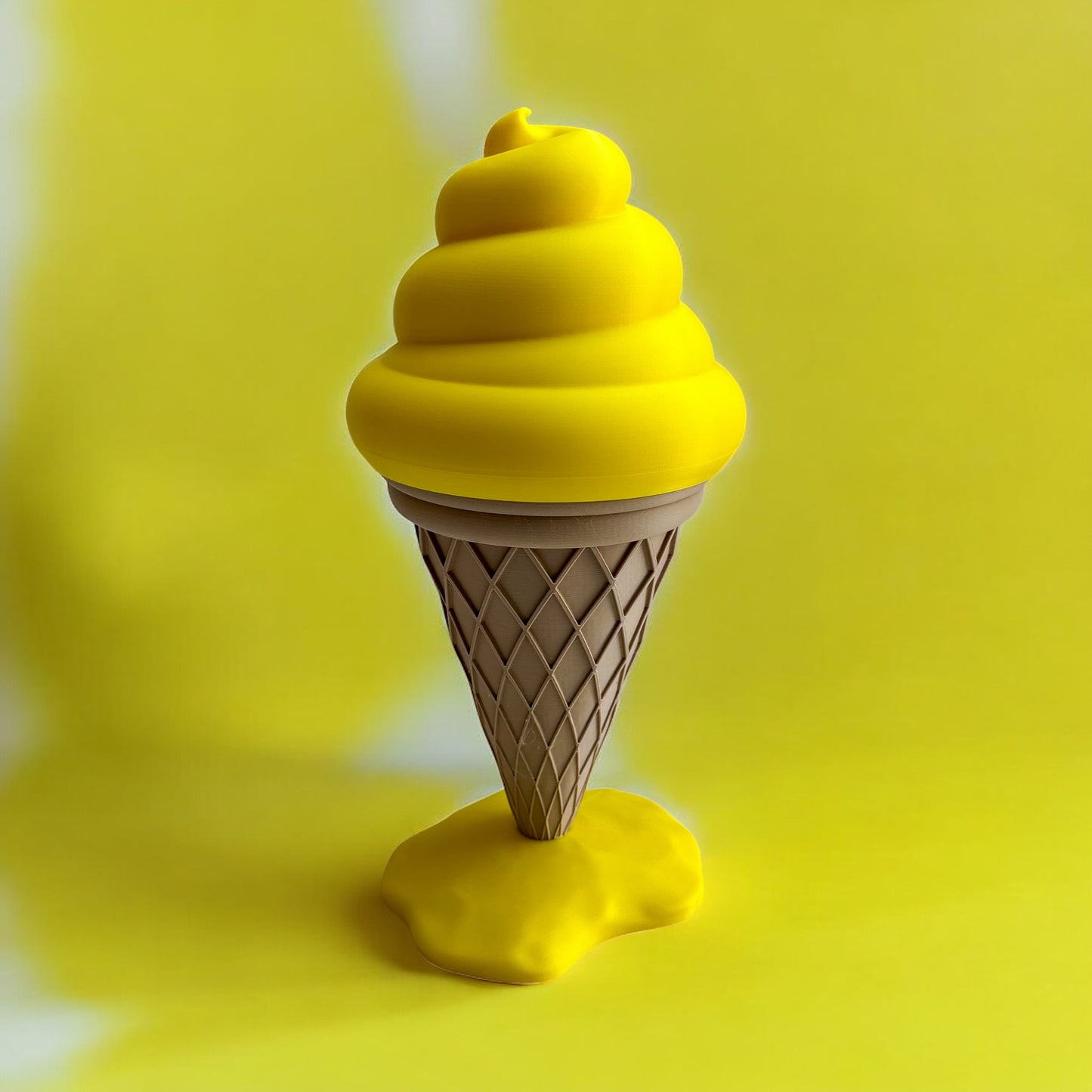 Yellow Icecream Decor