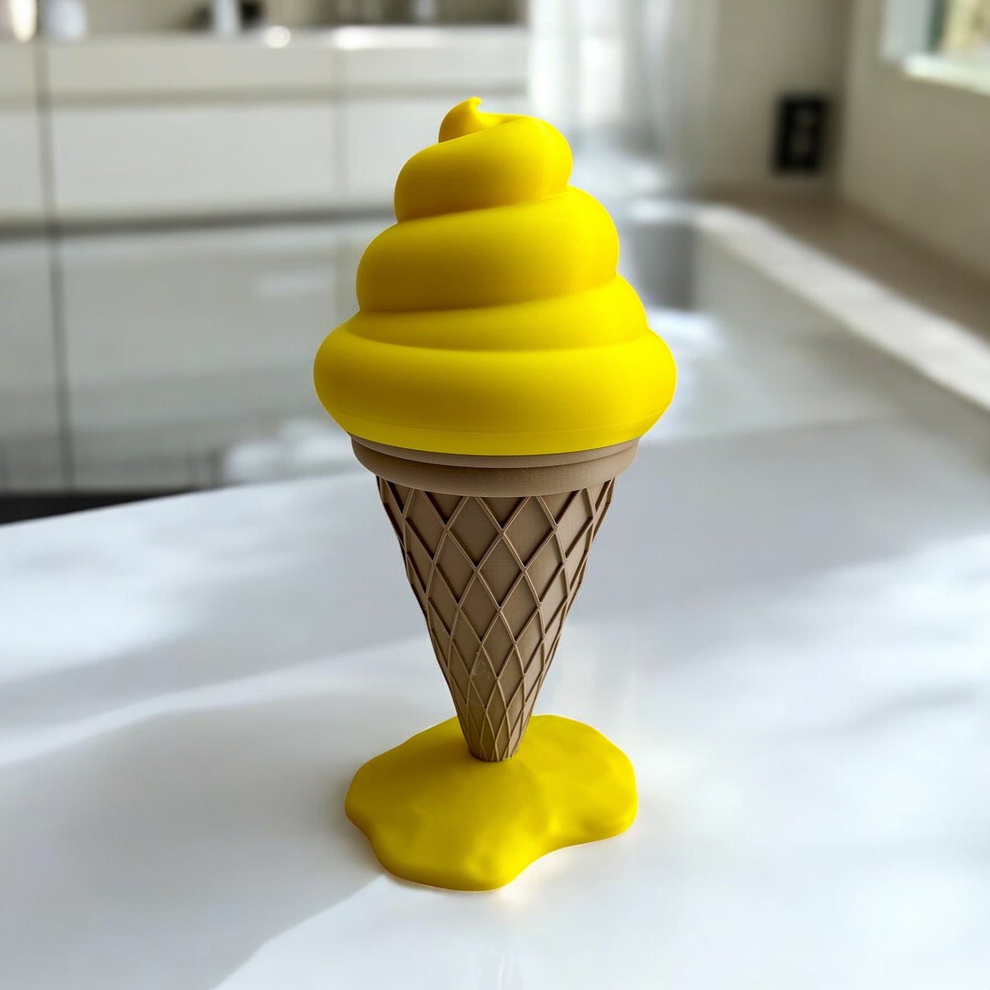 Yellow Icecream Decor