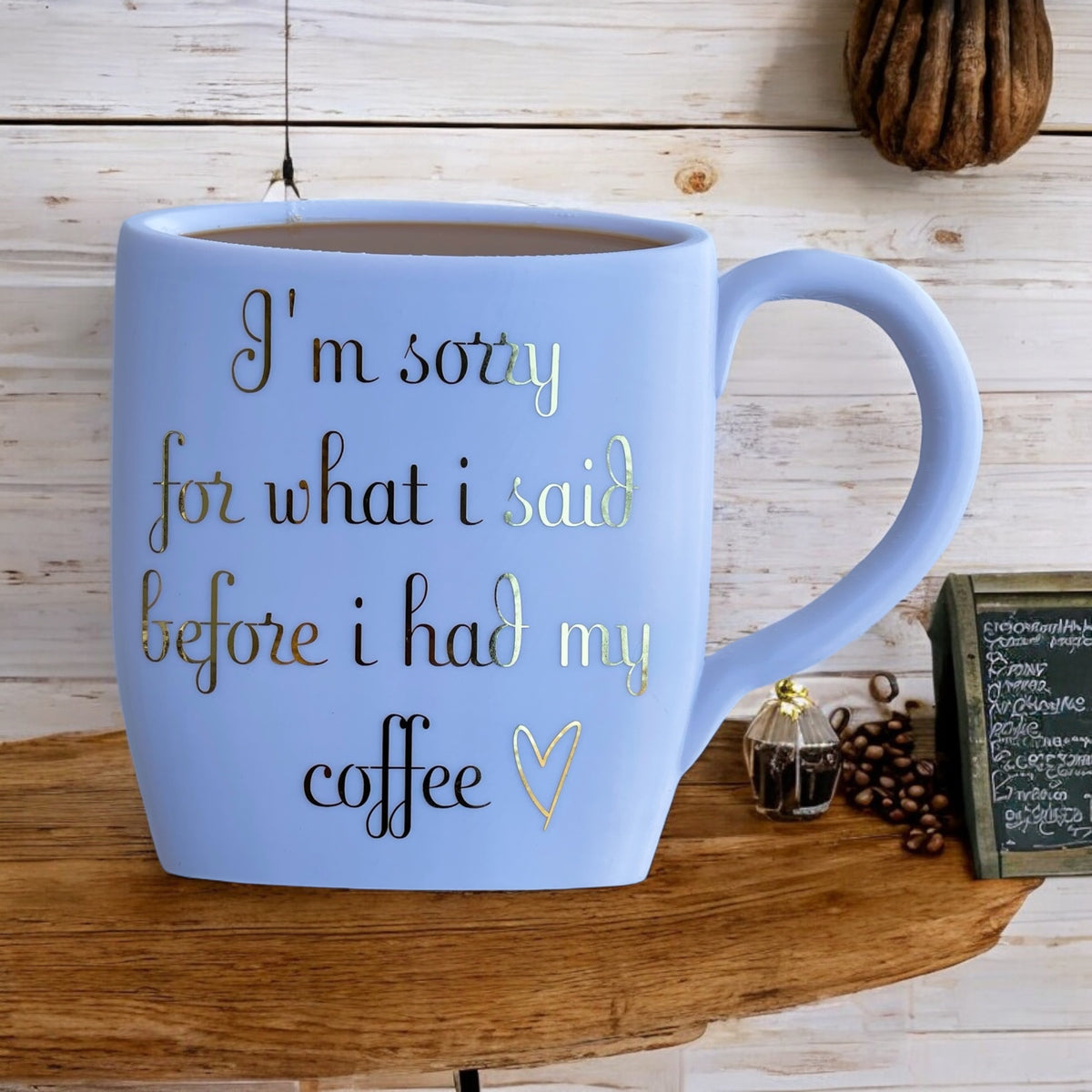 White Coffee Mug Decor