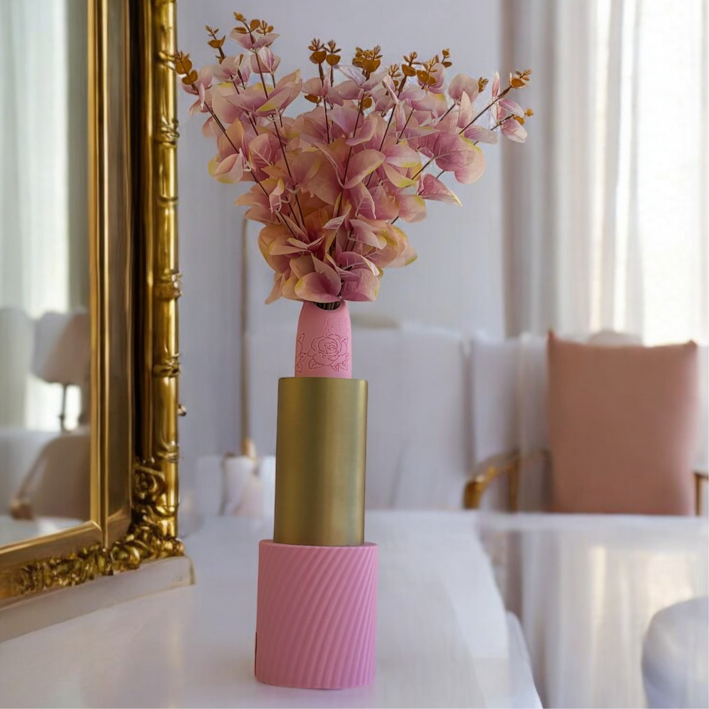 Pink Lipstick Decor