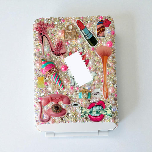 White Hand-Designed Vanity Mirror | LuxPoshDesigns by Lumi Haven