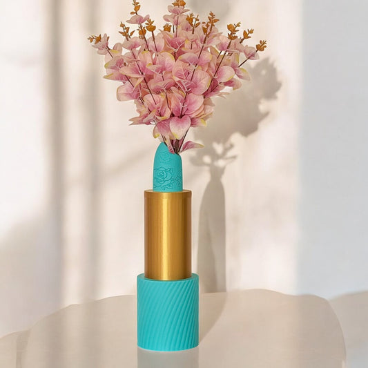 Teal Lipstick Decor