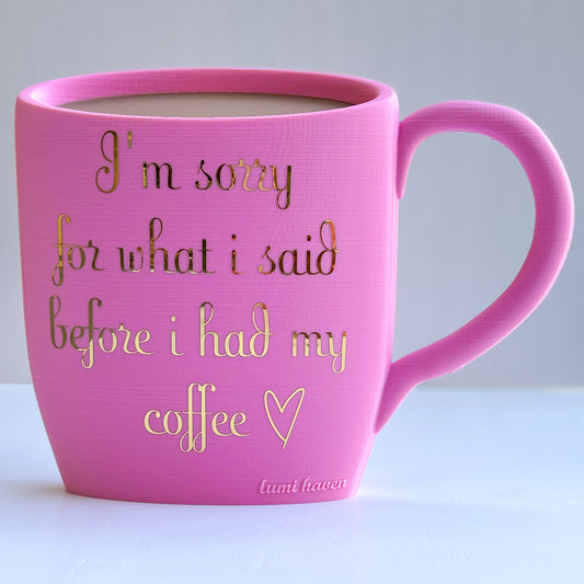 Pink Coffee Mug Decor (Copy)