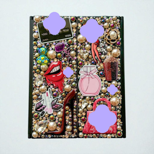 Black 2 Hand-Designed Vanity Mirror | LuxPoshDesigns by Lumi Haven