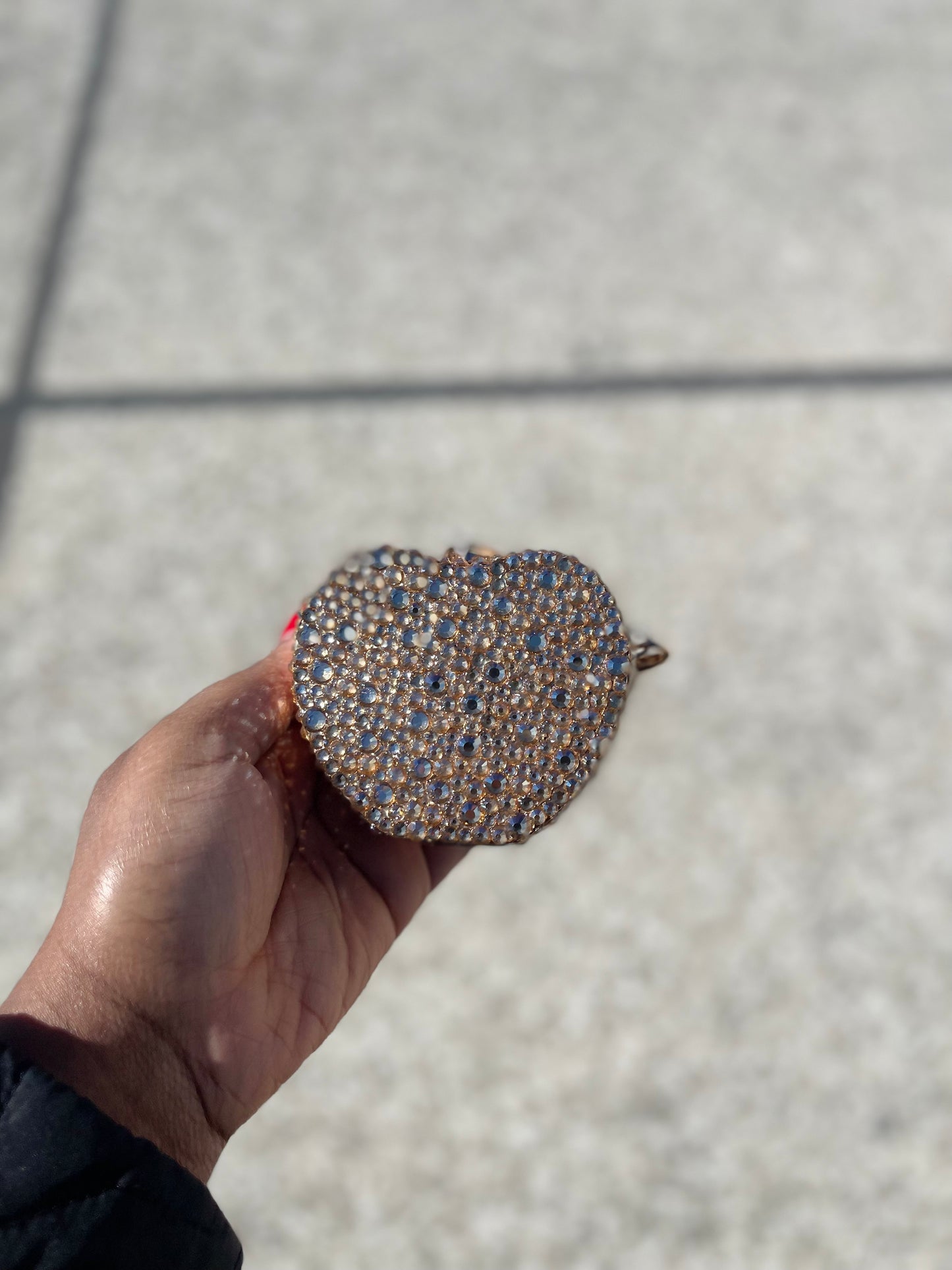 Hand-Designed Apple Bling Bag | LuxPoshDesigns by Lumi Haven