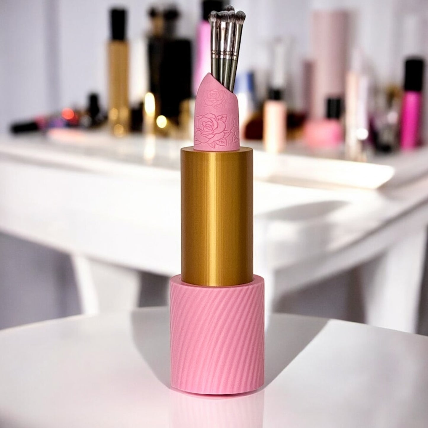 Pink Lipstick Decor