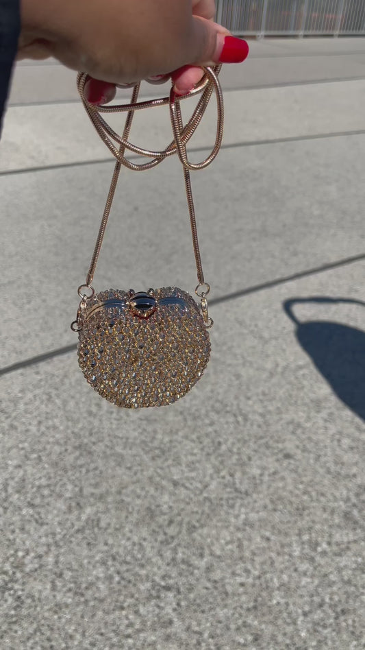 Hand-Designed Apple Bling Bag | LuxPoshDesigns by Lumi Haven